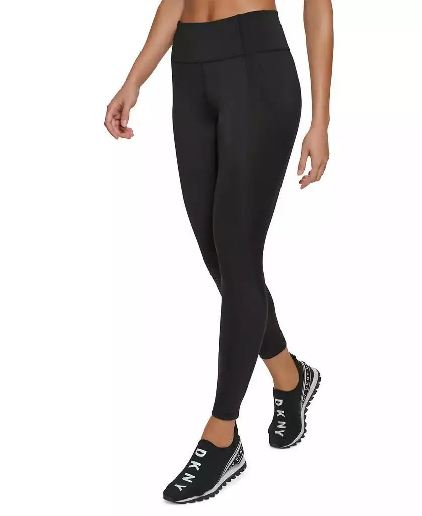 DKNY High-Waist 7/8 Compression Running Leggings for Fitness Enthusiasts Sports Shoes And Accessories