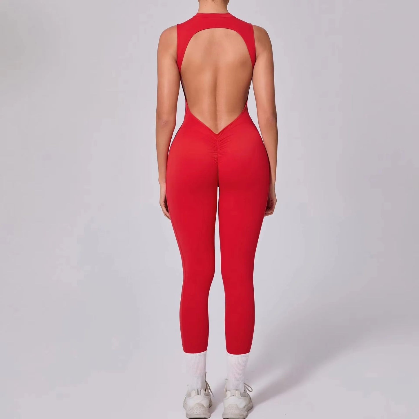 Gym Jumpsuits for Women Fitness Overalls 2025 Padding Sporty Jumpsuit Woman Tracksuit Red Blue Grey Navy Black Mono Overol Mujer