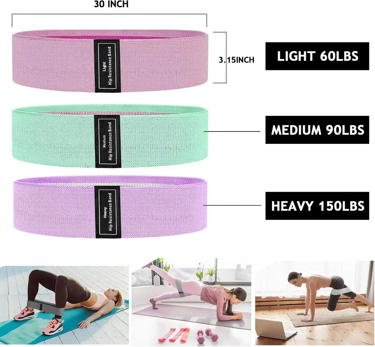 Pilates Essentials Kit for Women - Better Yoga Pilates Kit for Home Workouts with Pilates Ring and Ball Set, Booty Bands