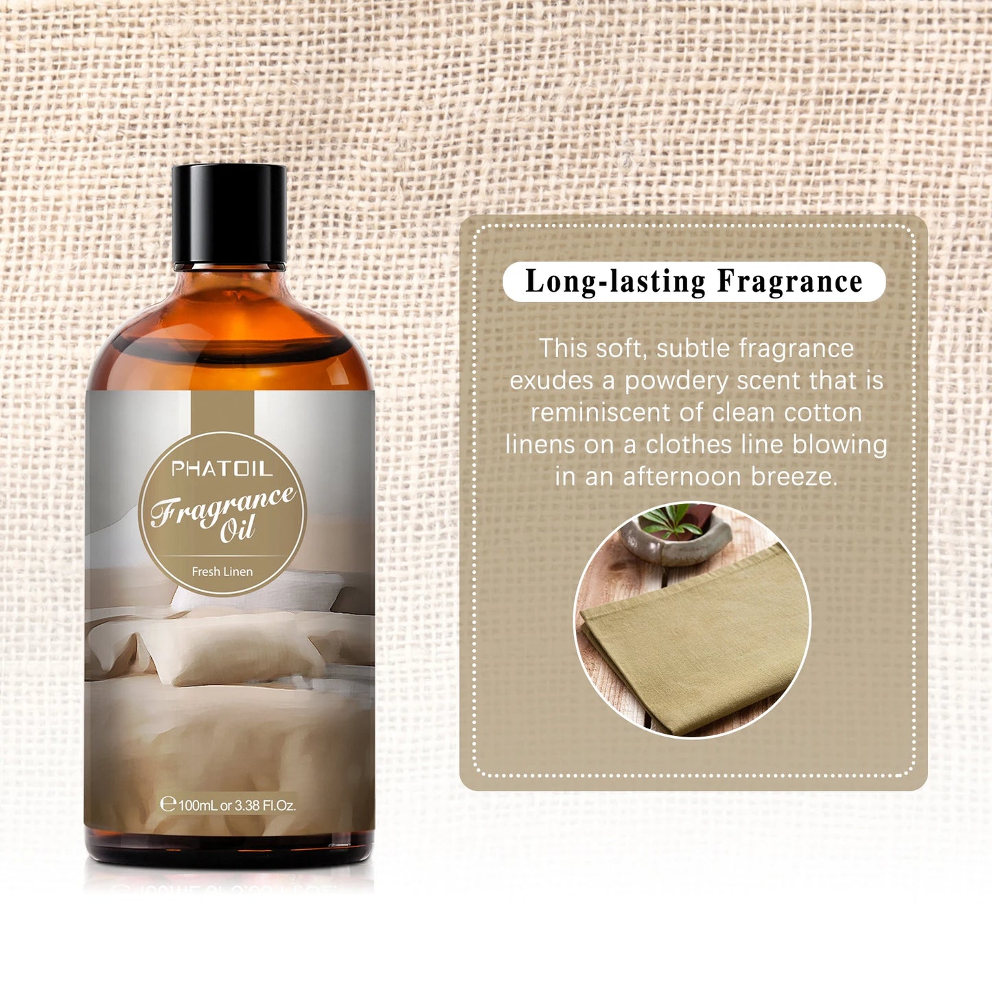 100ml  White Musk Fragrance Essential Oil  Fresh Linen Honeysuckle Peach Orange Blossom for Aroma Candle Soap Making