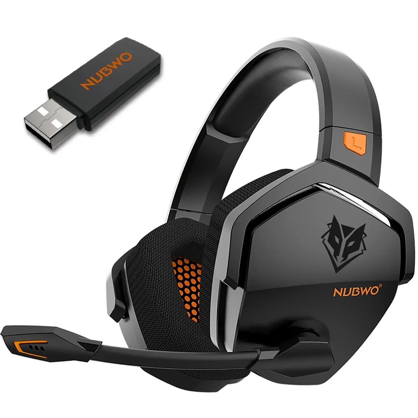Dual Wireless Headsets Gamer with Microphone for PS5, PS4, PC, Mobile, Switch, 2.4GHz Bluetooth 5.3 Gaming Headphones