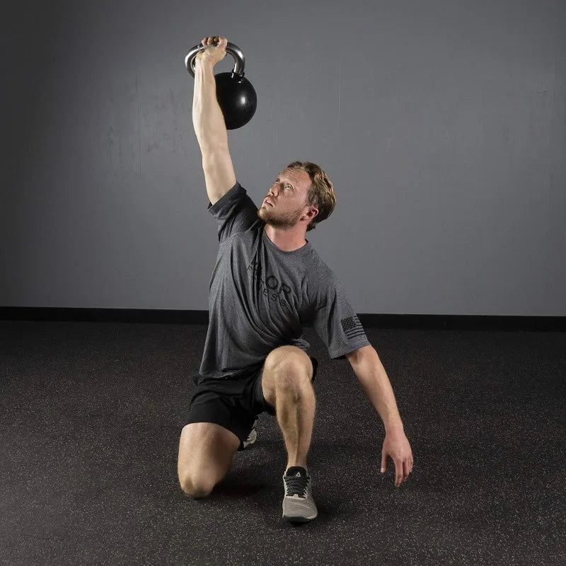 Fitness Chrome Kettle Bell Weights with Knurled Kettlebell Handle Kettlebells for Men & Women