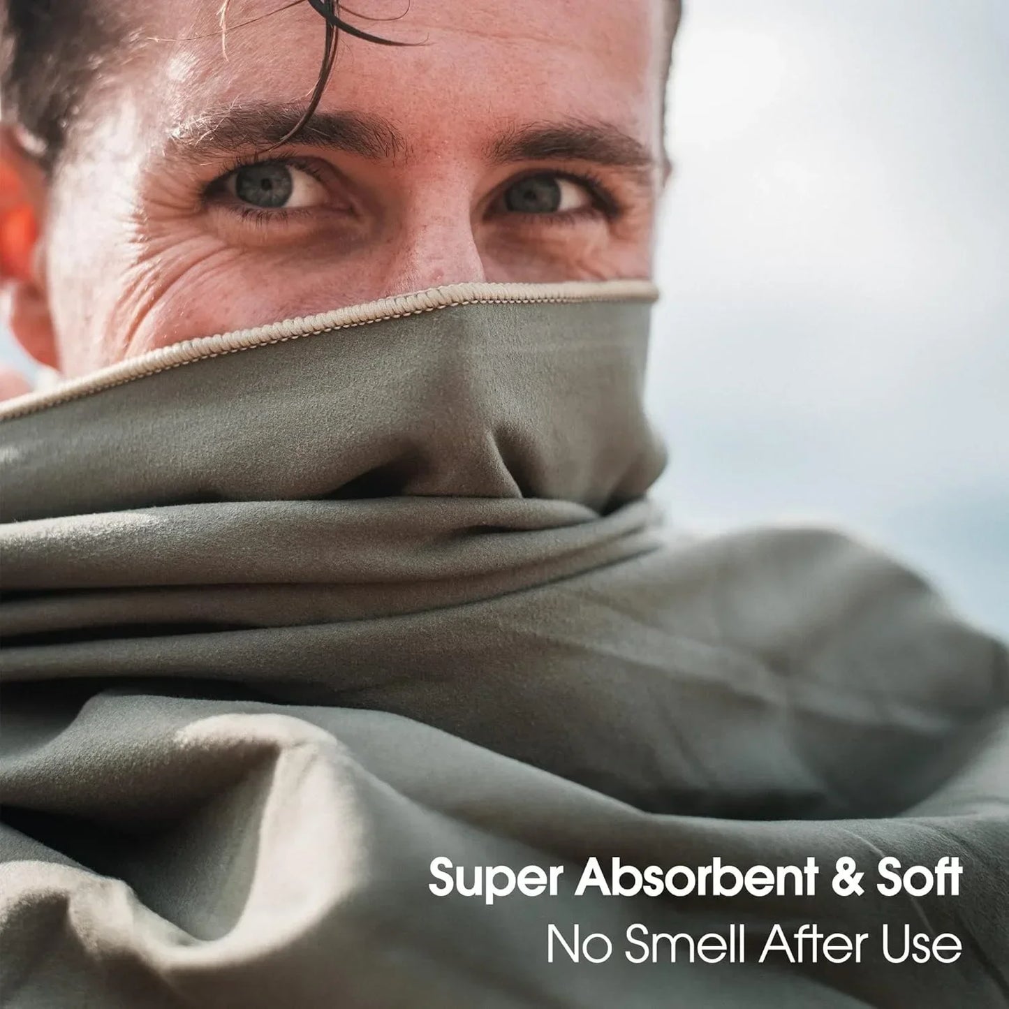 Super absorbent camping towel, fast drying Super soft travel towel, fast drying Super soft compact fitness towel