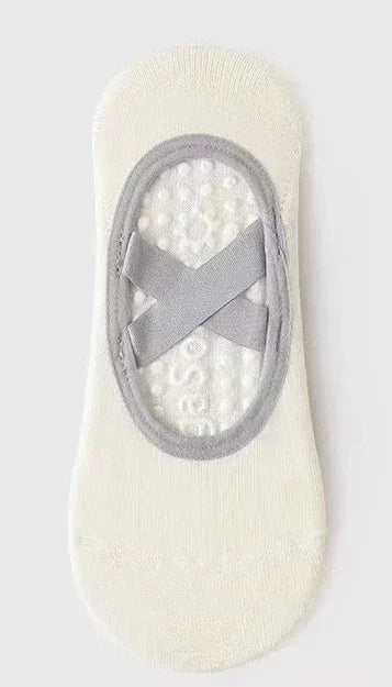 Yoga Sock Non-Slip Woman Socks Sports Fitness Pilates Silicone Breathable Summer Bandage Dance Ballet Solid Cycling Running