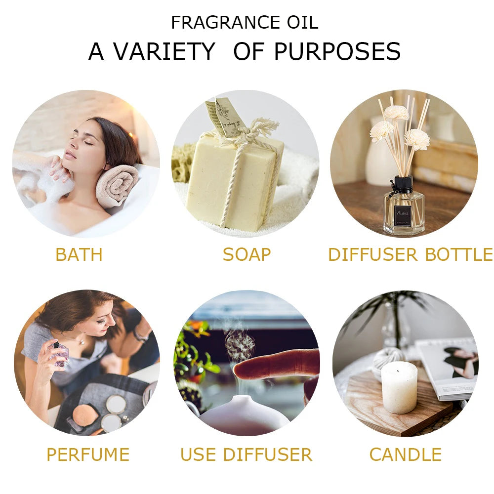 28pcs Pure Natural Essential Oils Gift Set For Humidifier Diffuser Lavender Vanilla Sage Jasmine Rose