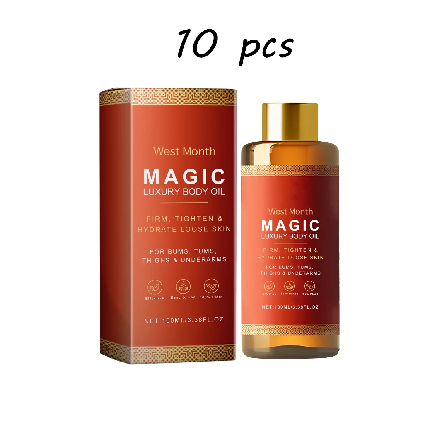 Body Tightening Skin Oil Daily Massage Reduce Sagging Moisturizing Glowing Skin Tone Lifting Body Essential Oil