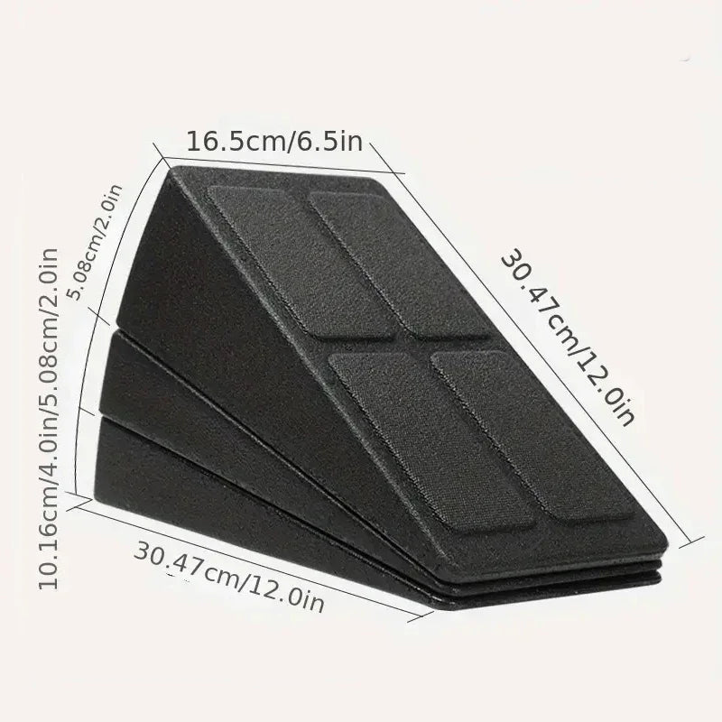 3pcs Yoga Wedge Stretch Slant Boards Adjustable Bricks Squat Wedge Blocks For Exercise Gym Fitness Yoga Accessories Pilates ring