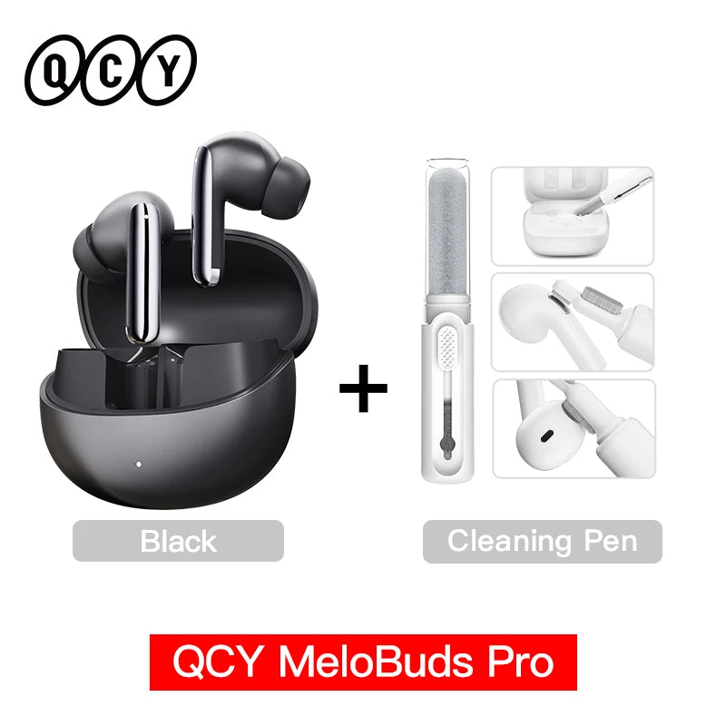 Wireless Bluetooth Earphones 46dB Hybrid ANC Hi-Res LDAC Bluetooth 5.3 Earbuds 6 Mic 34H Playtime