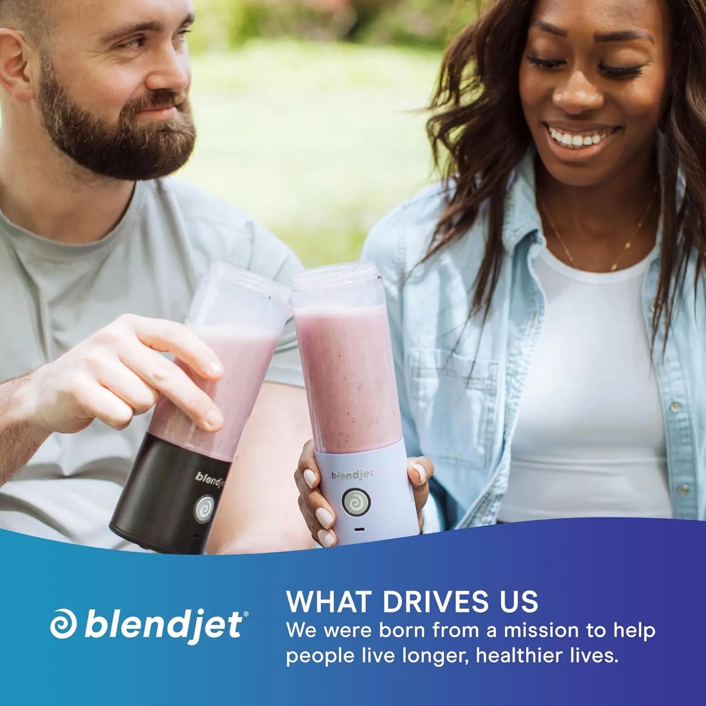 Portable Blender for Smoothies & Shakes - 16oz 2 - USB-C Rechargeable & Self Cleaning - Mini Travel Blender with Stainless Steel