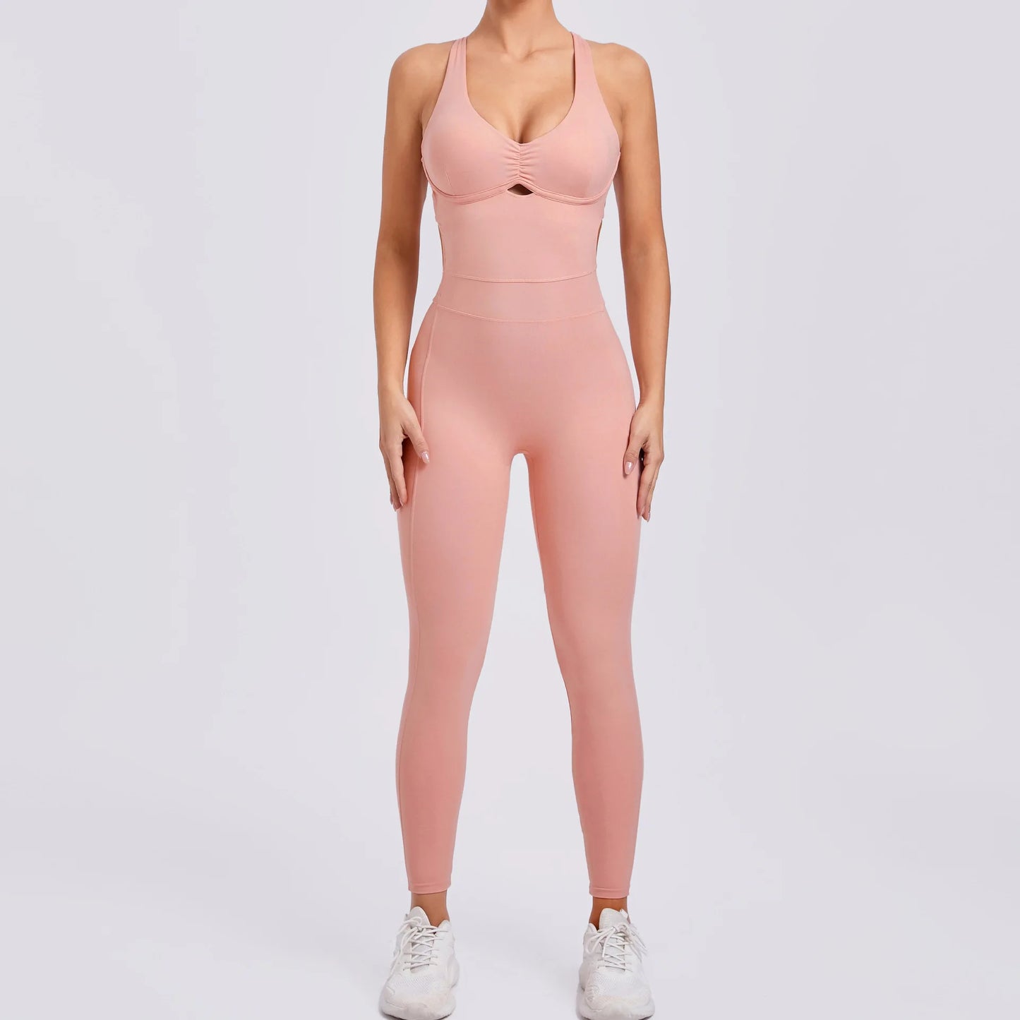 Women Gym Jumpsuit Female Yoga Set Workout One-piece Suit Women Sports Push Up Yoga Clothes Backless Activewear Fitness Set