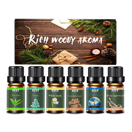 Diffuser For Home 6 Piece Essential Oil Set with 6 Fragrance Options  Oils for Aromatherapy  Used For Diffuser Aroma