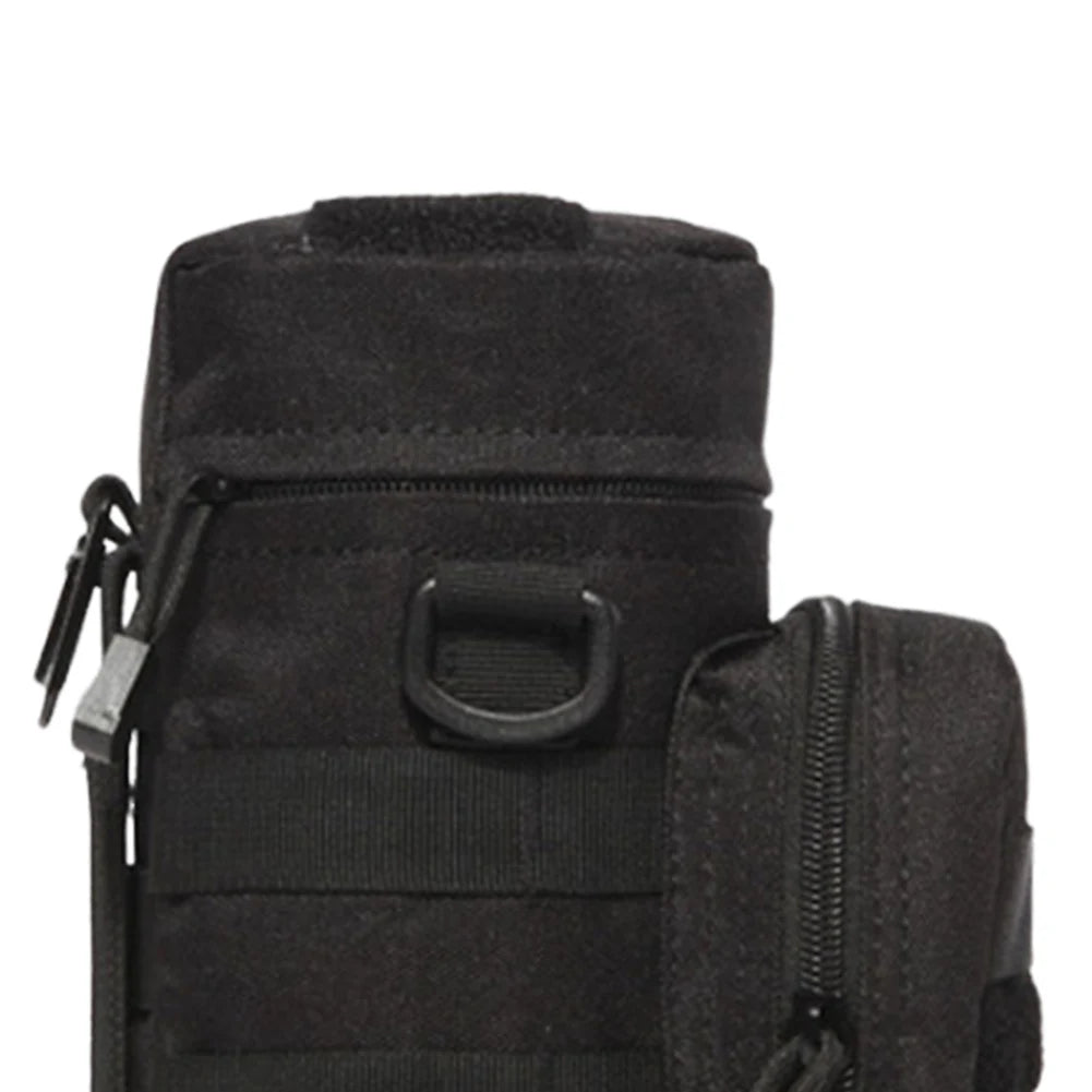 Water Bottle Holder with Phone Pocket Water Bottle Pouch Holder with Adjustable Strap Water Bottle Sling Bag Fits Up To 32 Oz