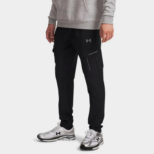 Men's Woven Cargo Jogger Pants Breathable Sports Sweatpants for Fitness & Training