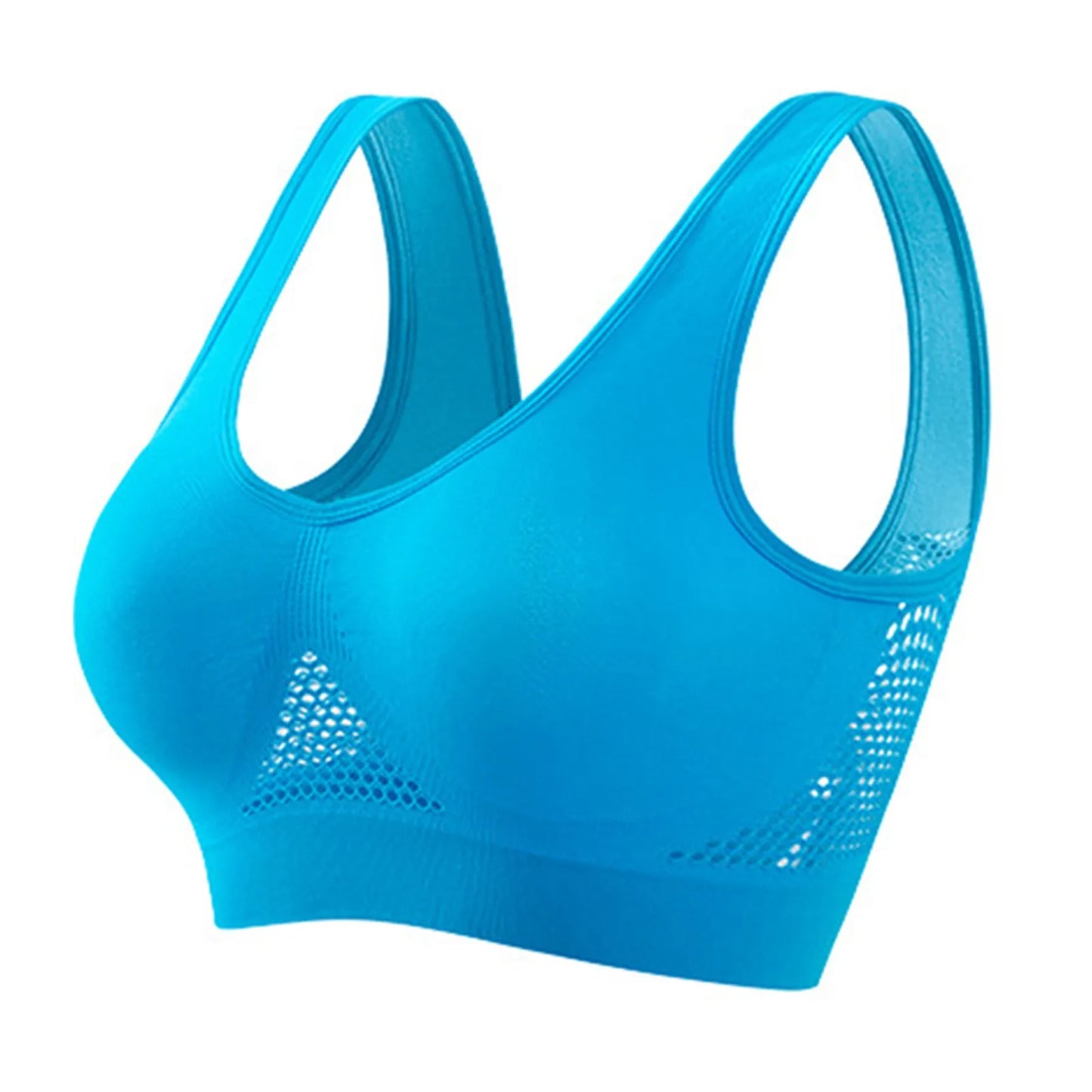 Seamless Sports Bra Shock-absorbing Steel Ring Free Fashionable Vest Breathable Quick Drying Yoga Vest Stress Free Fitness