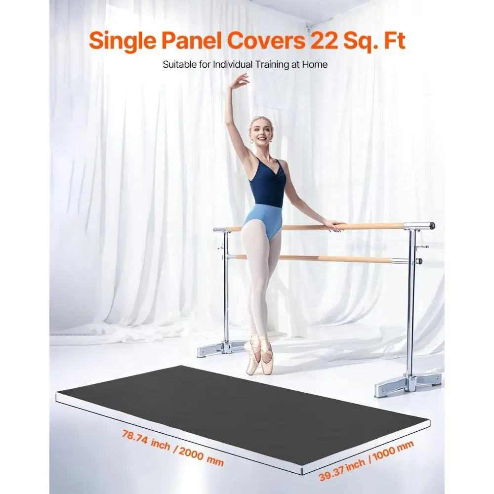 PVC Gym Flooring Mat for Yoga Fitness for pilates 6.6ft x 3ft Exercise Mat