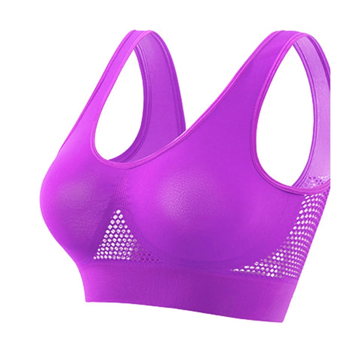 Seamless Sports Bra Shock-absorbing Steel Ring Free Fashionable Vest Breathable Quick Drying Yoga Vest Stress Free Fitness