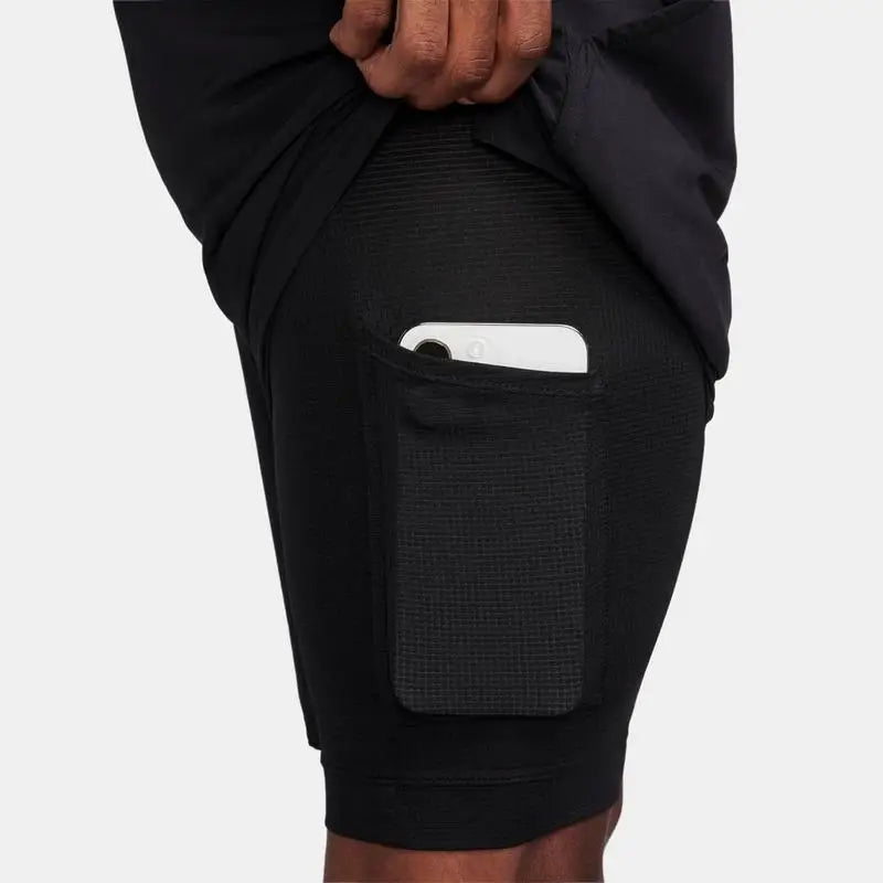 Nike Men's Quick Dry 2-in-1 Dri-FIT Sport Shorts Breathable Fitness Running Sweatpants 7 Inch Sportswear & Accessories
