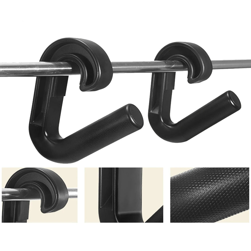 1/3Pair Fitness Grip Handle Hook Ergonomic Pulls Up Handle Non Slip Ergonomic Hooks Exercise Suspension Grip For Strength Train