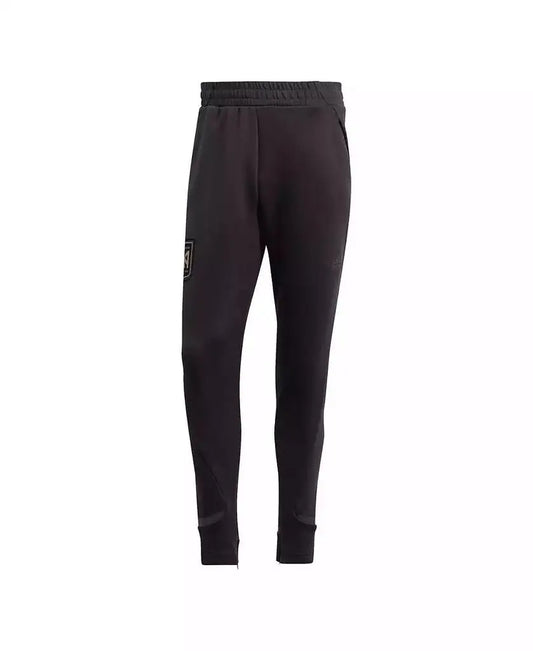Adidas Men's Black LAFC 2024 Breathable Sports Trousers Comfortable Fit Active Wear Travel Sweatpants