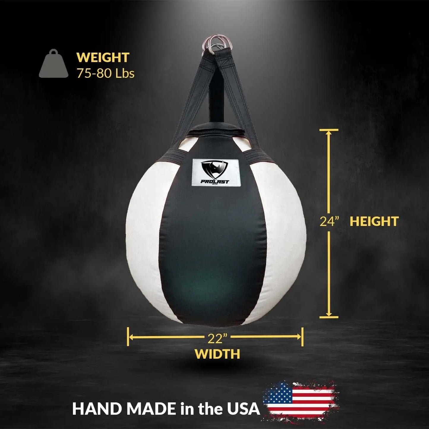 Wrecking Ball Heavy Bag Body Snatcher Professional Boxing Training Muay Thai MMA Specialty Punching Bag (Filled)
