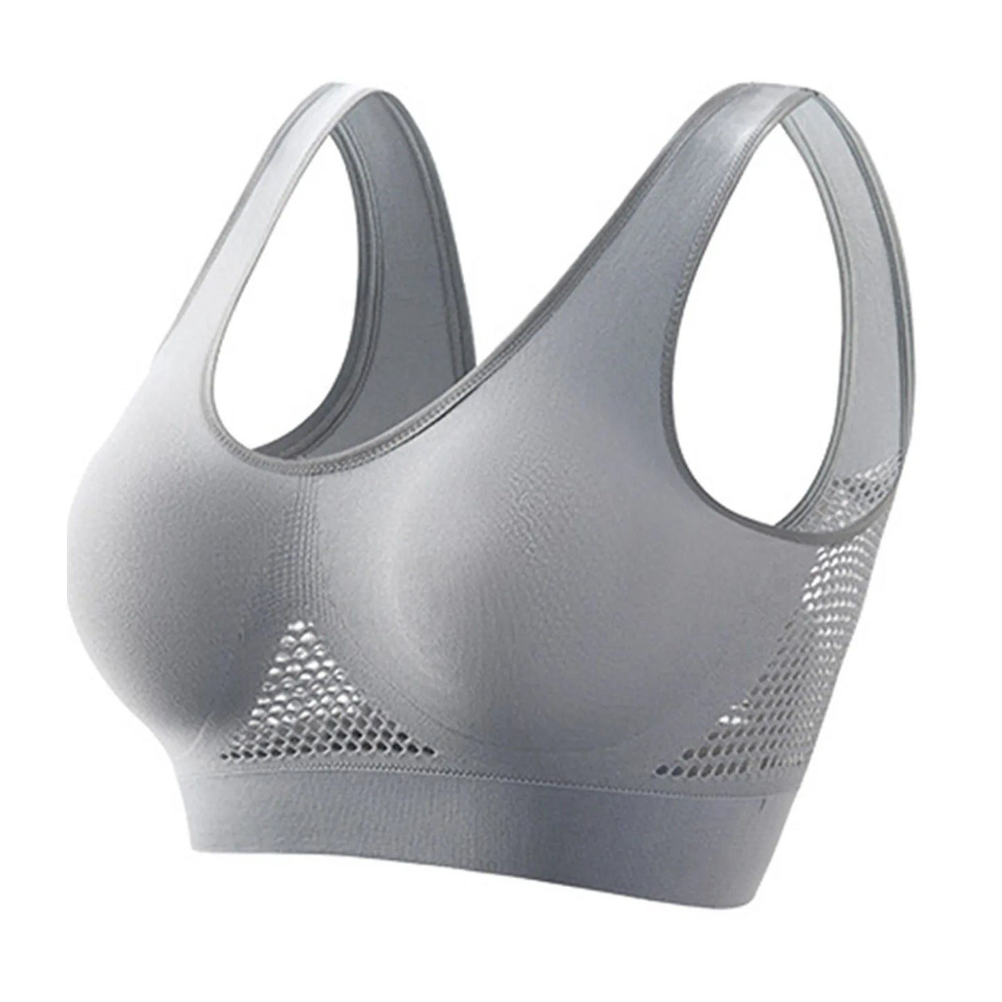 Seamless Sports Bra Shock-absorbing Steel Ring Free Fashionable Vest Breathable Quick Drying Yoga Vest Stress Free Fitness