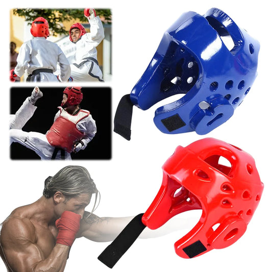 Taekwondo Helmet Martial Arts Headgear Head Protection Muay Thai Helmet PU Kickboxing Helmet for Taekwondo Kickboxing