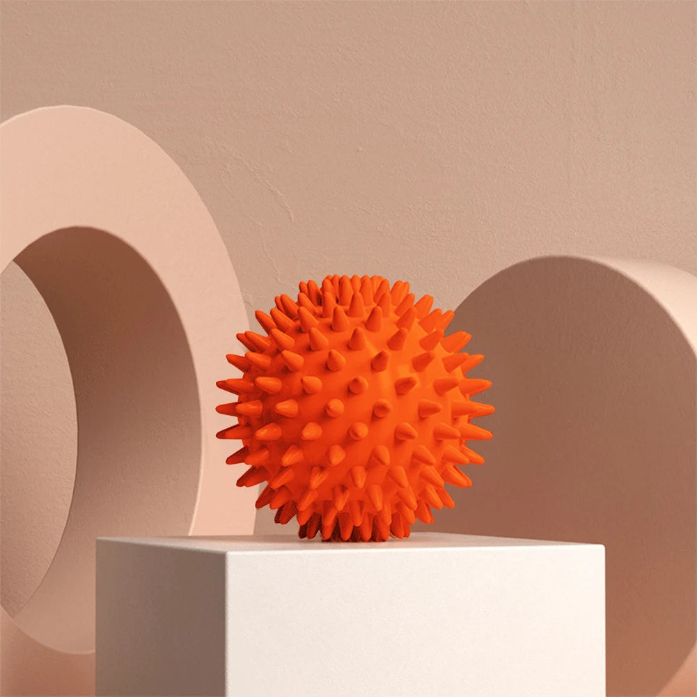 Spiky Massage Ball Spiked Massager Roller High Density Trigger Point Massager Ball 6cm Deep Tissue Roller for Hand Foot Stress