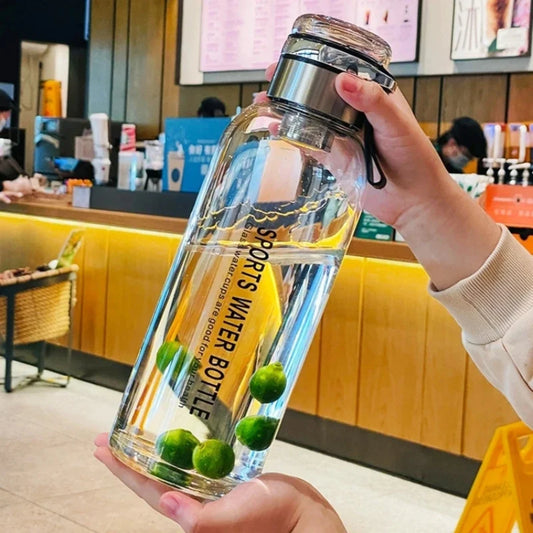 Garrafa de água de vidro transparente, 2l, grande capacidade, copo de suco de leite, portátil, à prova de vazamento
2lt. Large Capacity Transparent glass Water Bottle, Milk, Juice, Cup portable, Leak proof Drinkware
