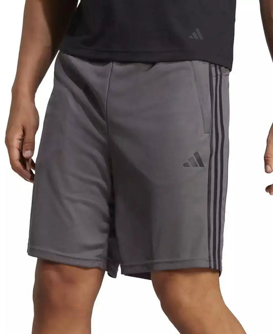 Men's 10 Inch Classic Fit 3-Stripes Breathable  Training Shorts Sportswear Accessories