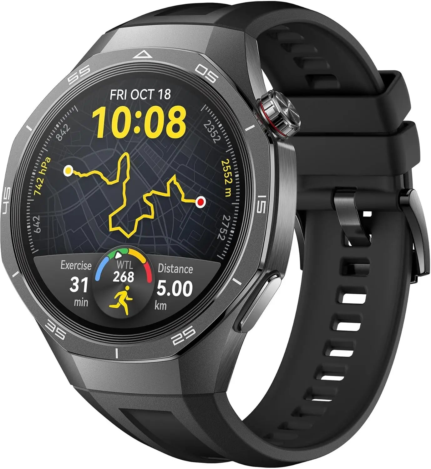 Watch GT 5 Pro Smartwatch, Sharp-Edged Design, up to 14 Days Battery Life, Pro-Level Sports Watch, Health Tracking,