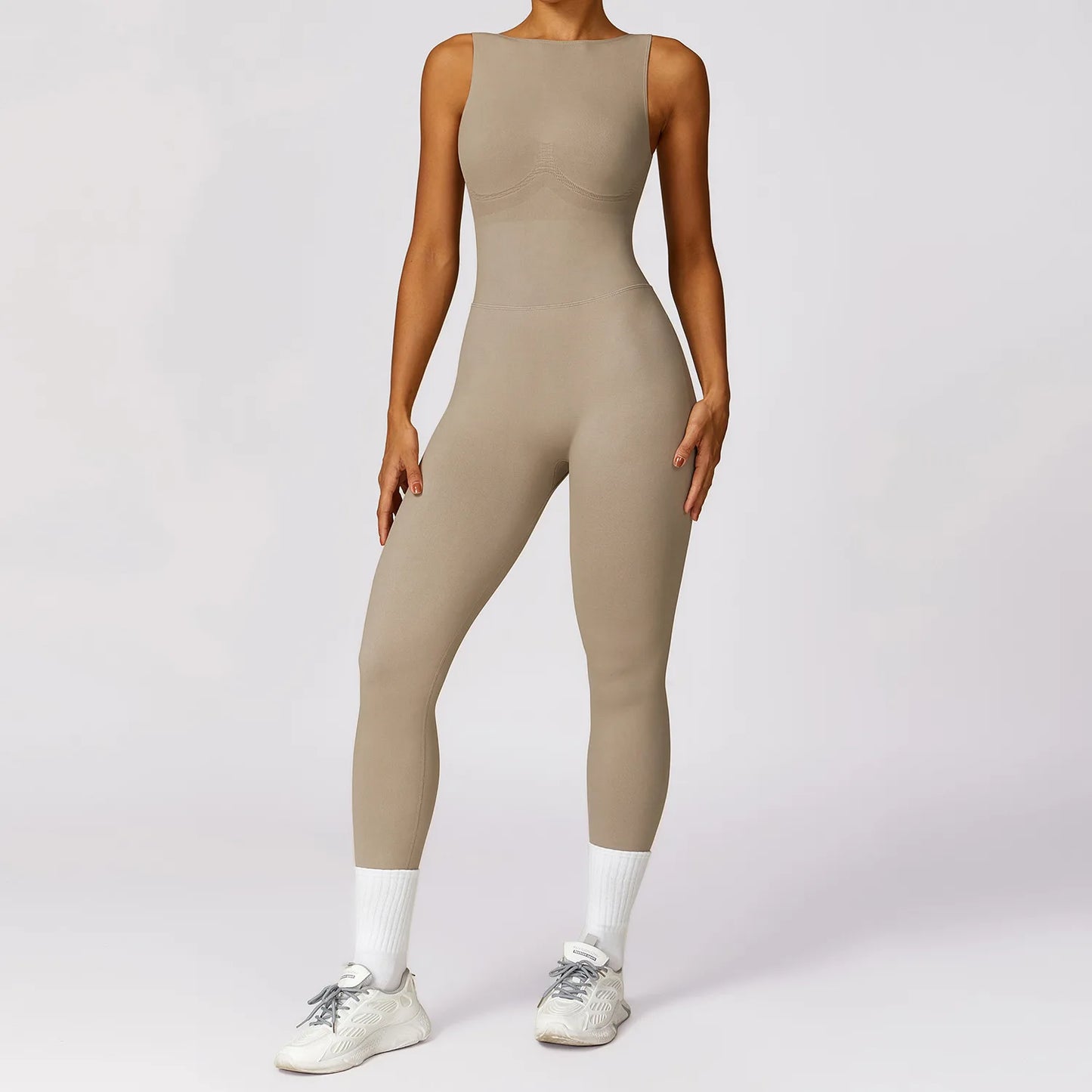 One-piece Suit Sporty Jumpsuit Gym Yoga Suit Backless Sportswear Pilates Tops Female Pack Sports Leggings Women Exercise Clothes