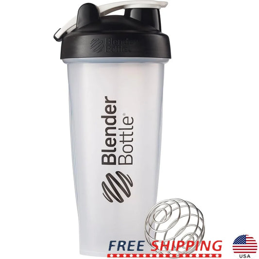 28oz Shaker Bottle Protein Shakes Smoothies Supplements Leak-proof Lid Wide Mouth Easy Carrying Measurements in Ounces