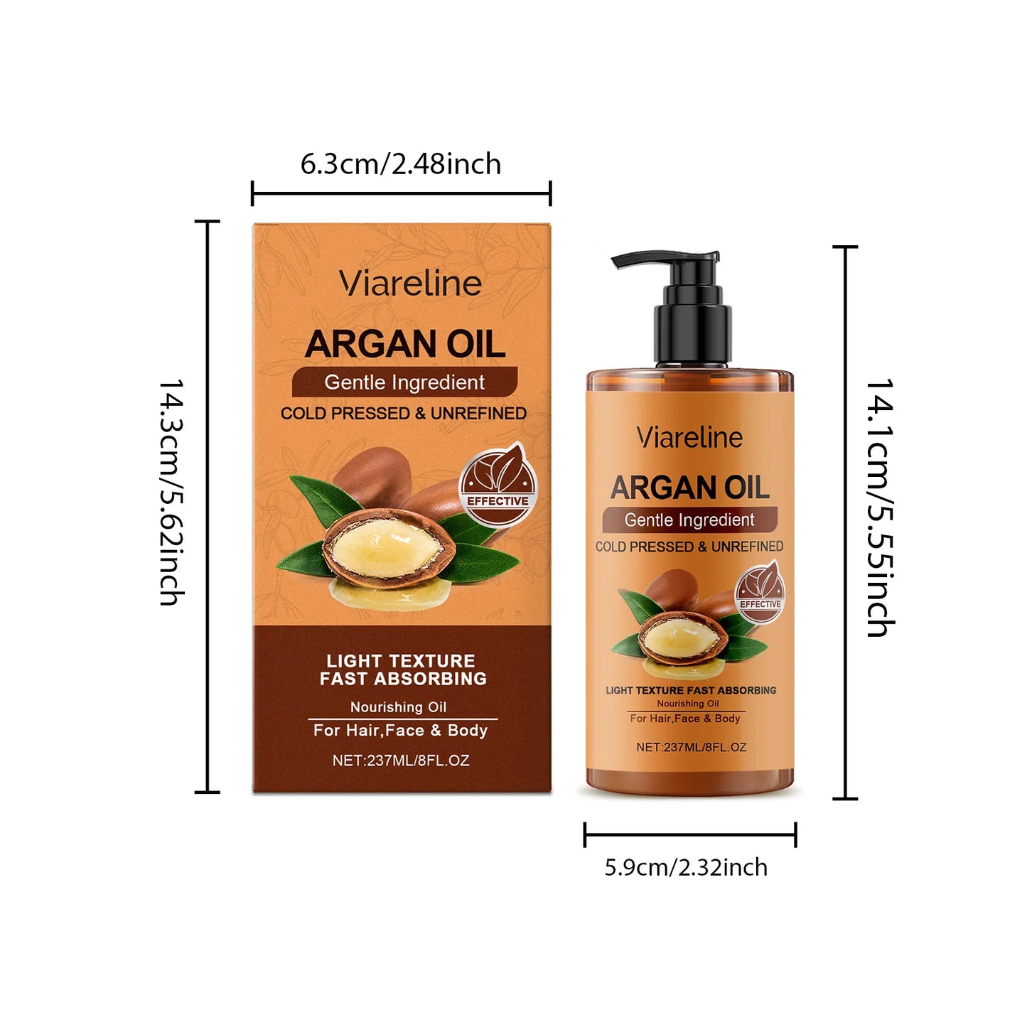 Argan Oil Daily Care Essential Oil Multipurpose Nourishing Skin Hair Repair Dryness Roughness Restore Luster Natural Essence Oil