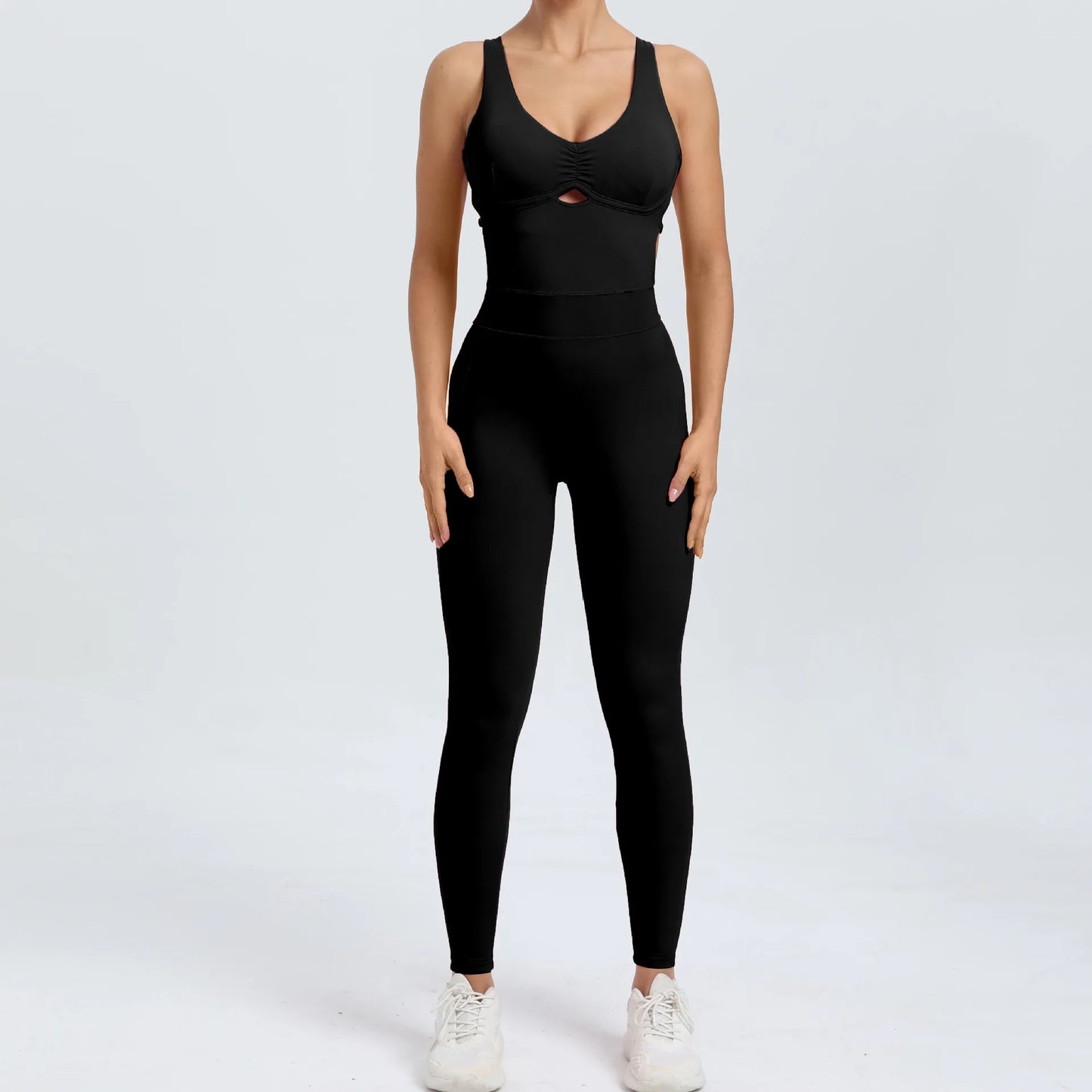 Women Gym Jumpsuit Female Yoga Set Workout One-piece Suit Women Sports Push Up Yoga Clothes Backless Activewear Fitness Set