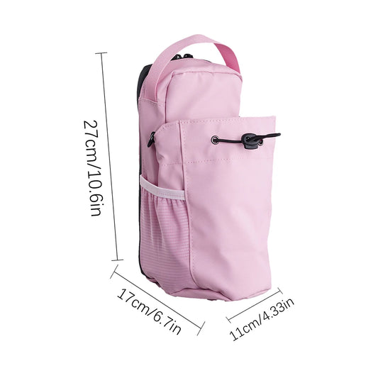 Magnet Water Bottle Pouch Waterproof Phone Holder Crossbody Bag Large Capacity Fitness Water Cup Bag Travel Fitness Accessories