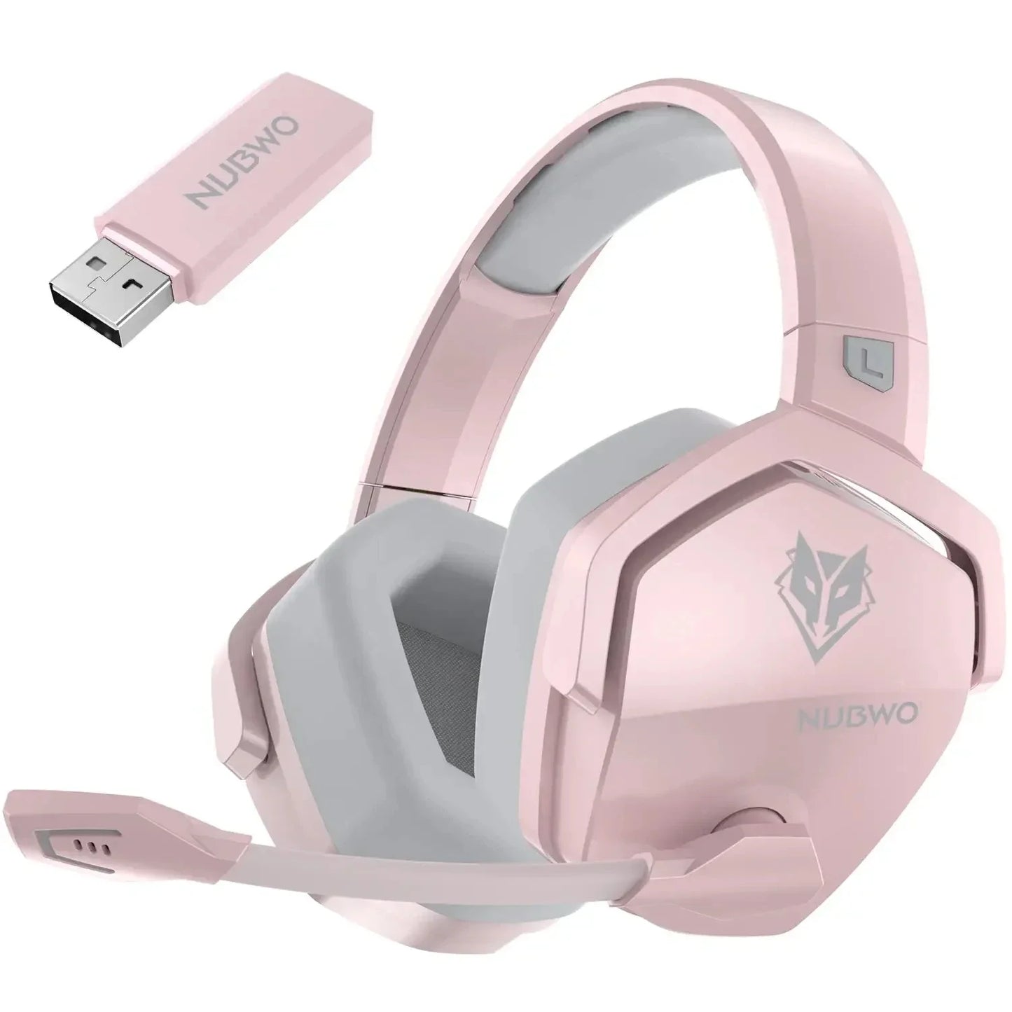 Dual Wireless Headsets Gamer with Microphone for PS5, PS4, PC, Mobile, Switch, 2.4GHz Bluetooth 5.3 Gaming Headphones