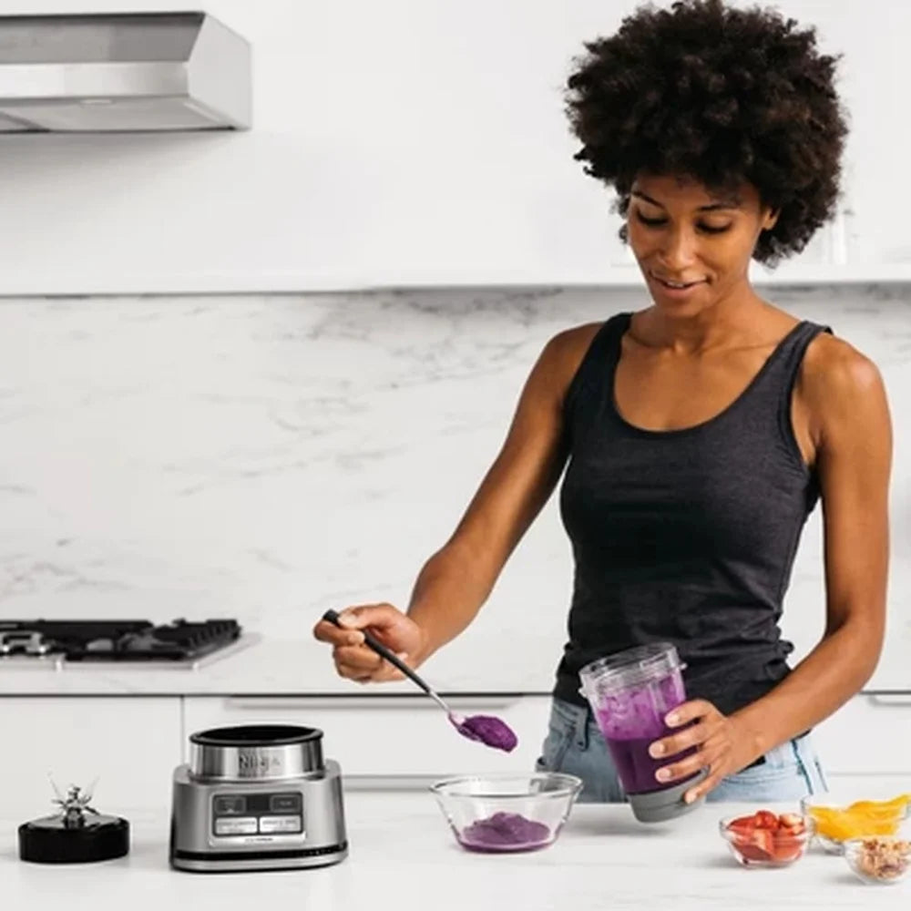 Foodi Smoothie Bowl Maker Nutrient Extractor Blender 1200W 4 Speeds Auto-iQ Smoothies Nut Butters Ice Cream Easy Clean