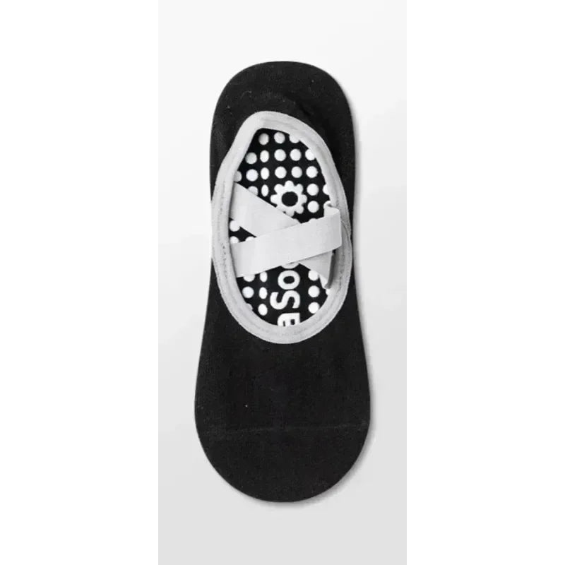 Yoga Sock Non-Slip Woman Socks Sports Fitness Pilates Silicone Breathable Summer Bandage Dance Ballet Solid Cycling Running