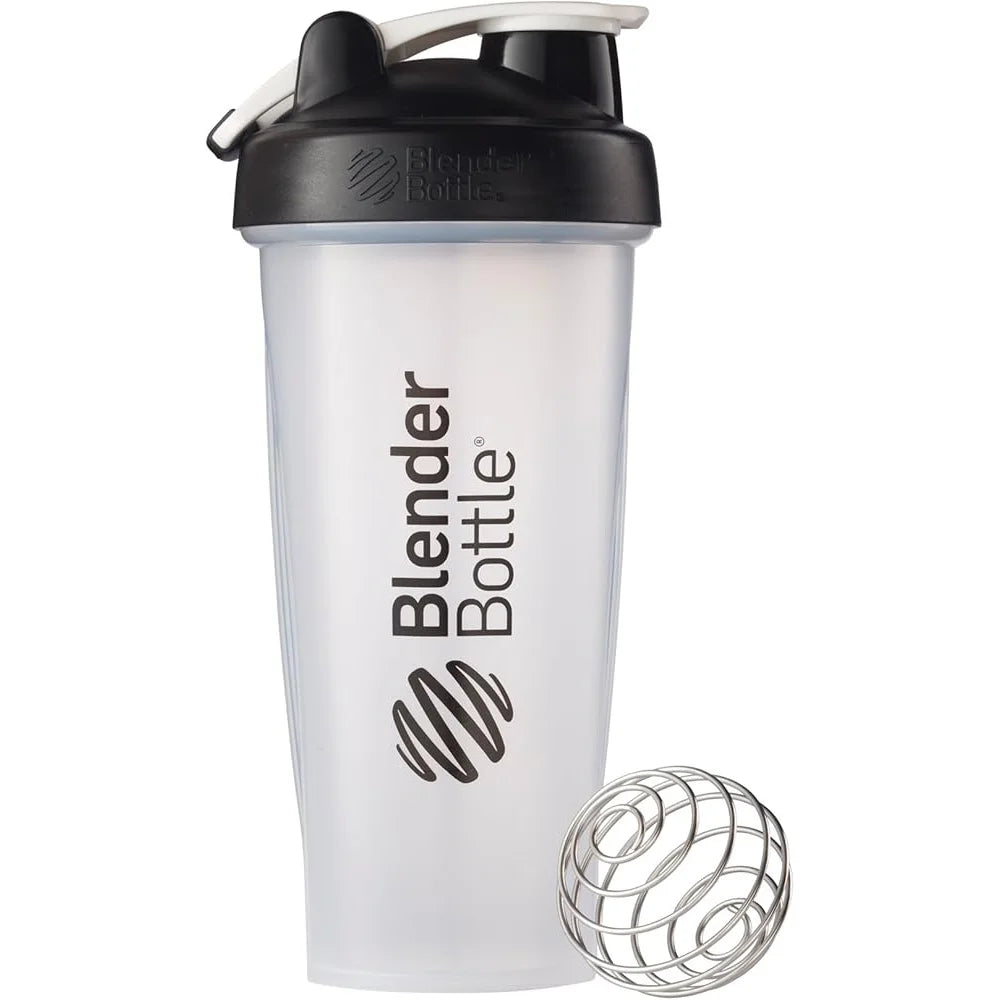 28oz Shaker Bottle Protein Shakes Smoothies Supplements Leak-proof Lid Wide Mouth Easy Carrying Measurements in Ounces