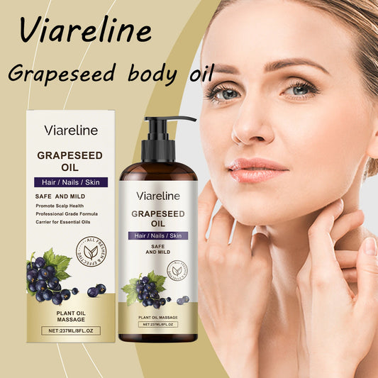 Grapeseed Essential Oil for Nourishing Hair Nail Skin Quick Absorbed Moisturizing Massage Relief Discomfort Non-greasy Body Oil