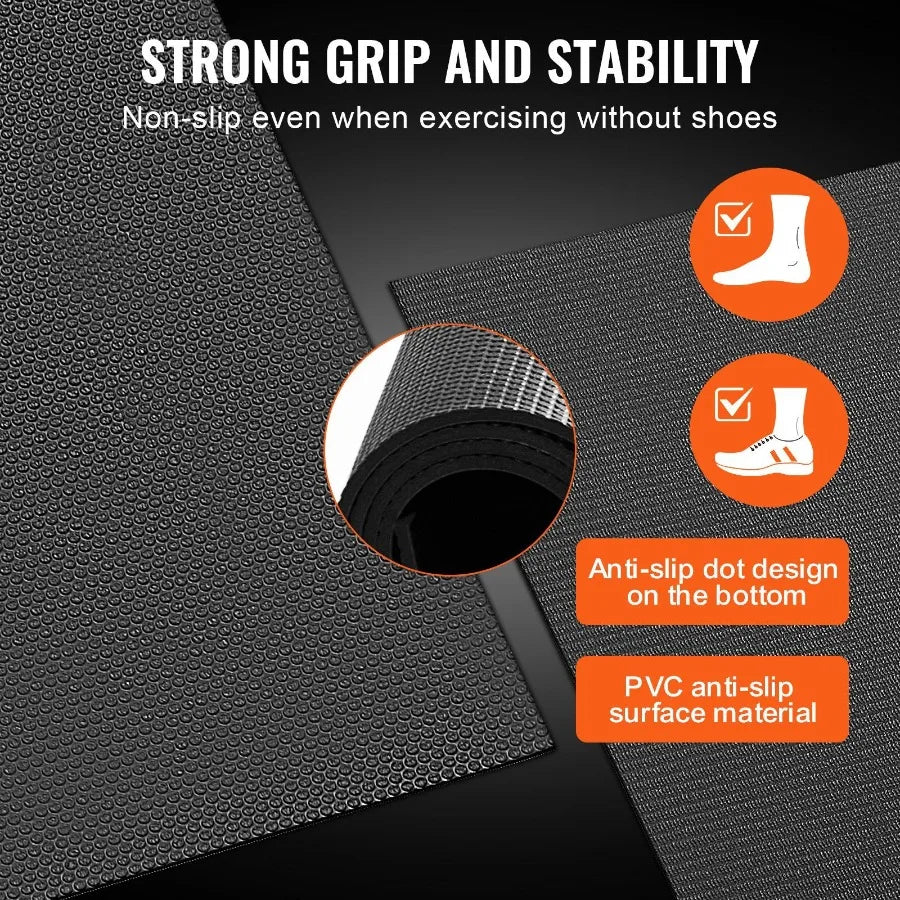 Exercise Mat Non Slip High Density Premium Yoga Mat Exercise Yoga Mat for Men Women Fitness Exercise Mat with Bag Carry Strap