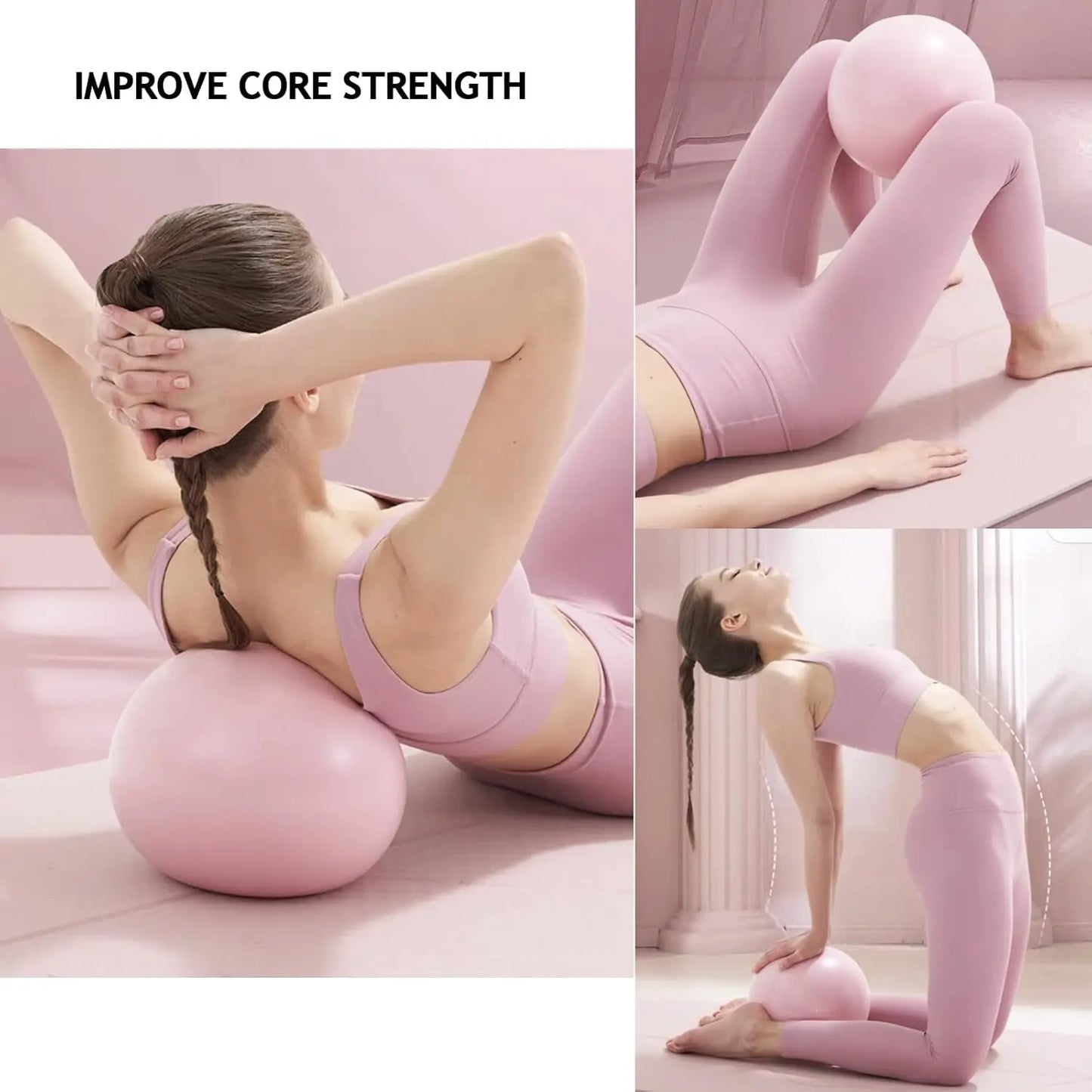 Pilates Essentials Kit for Women - Better Yoga Pilates Kit for Home Workouts with Pilates Ring and Ball Set, Booty Bands