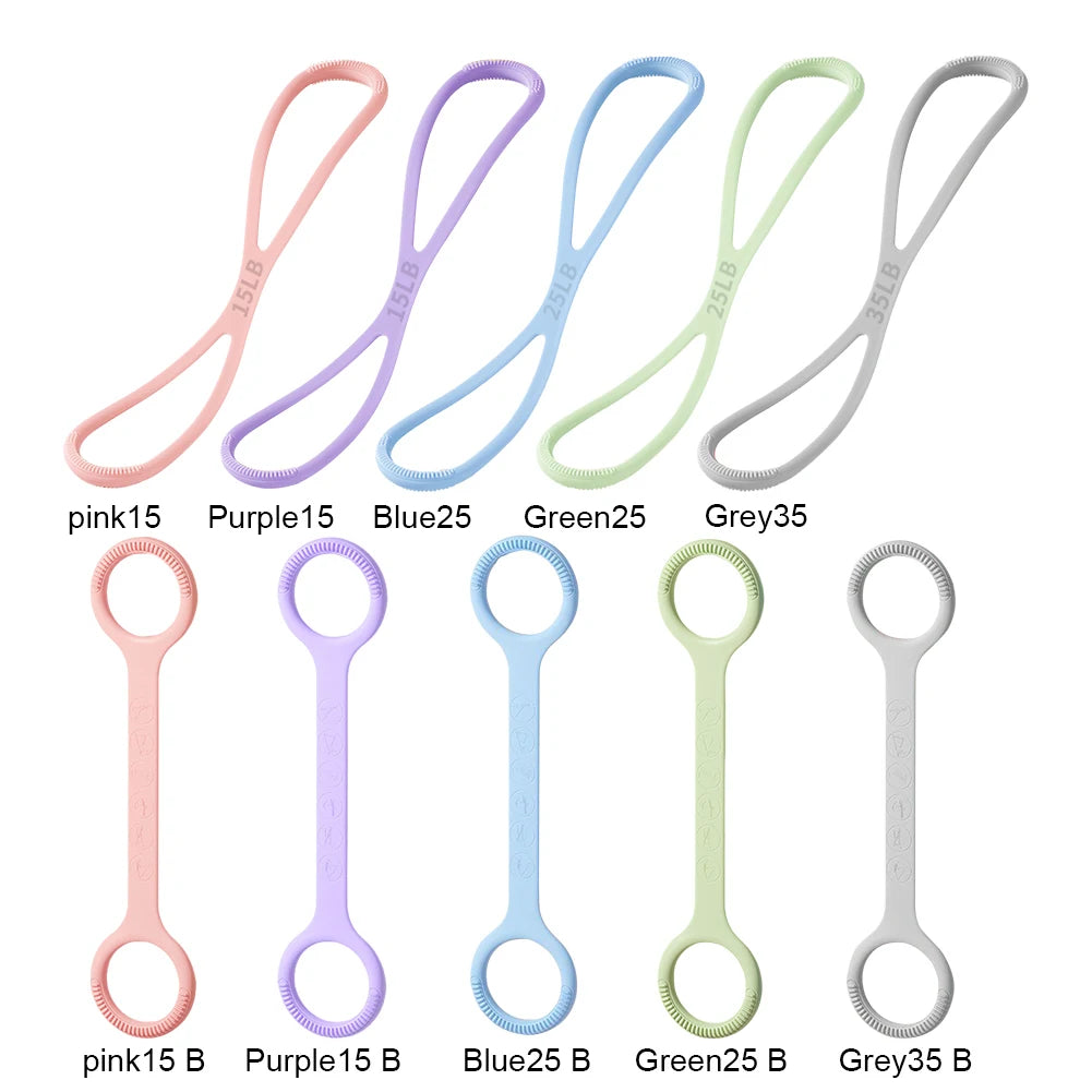 8 Shaped Fitness Resistance Band Fitness Pulling Rope Shoulder Stretch Band for Home Chest Arm Exercise