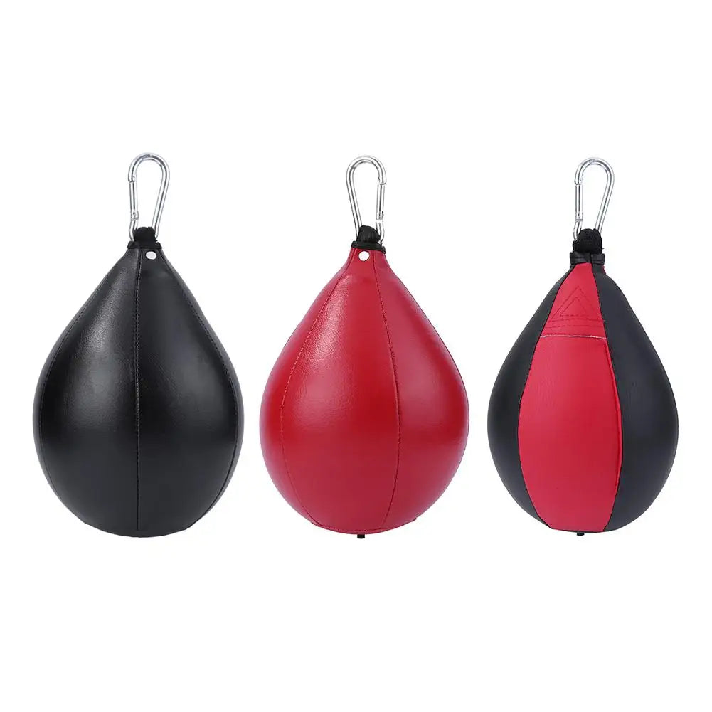 PU Punching Ball Pear Boxing Bag Training Reaction Speed Balls Muay Thai Punch Box Fitness Sports Equipment Training