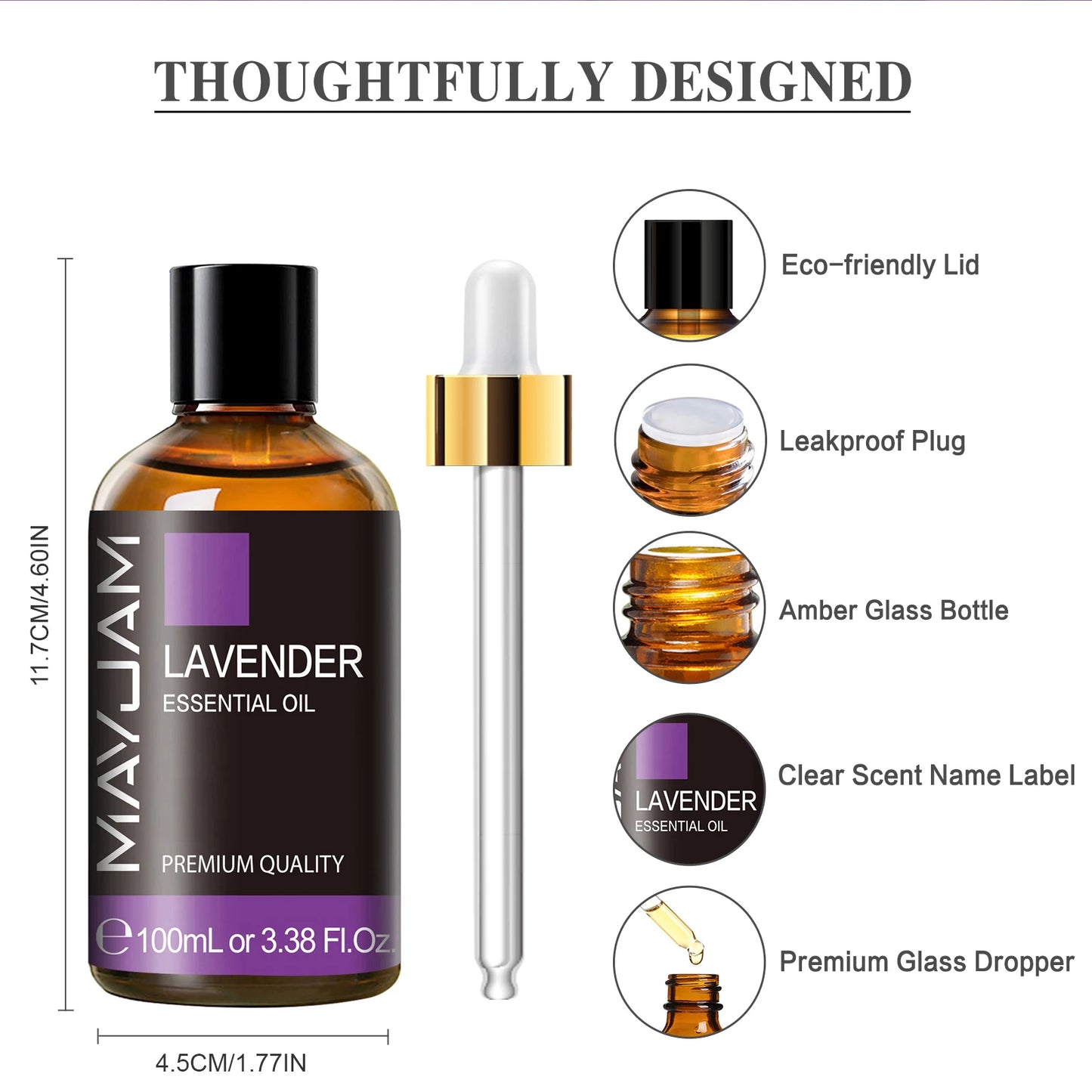 100ML Premium Aromatic Essential Oil For Humidifiers Diffuser Burner DIY Soaps Candle Fast Shipping 1pcs