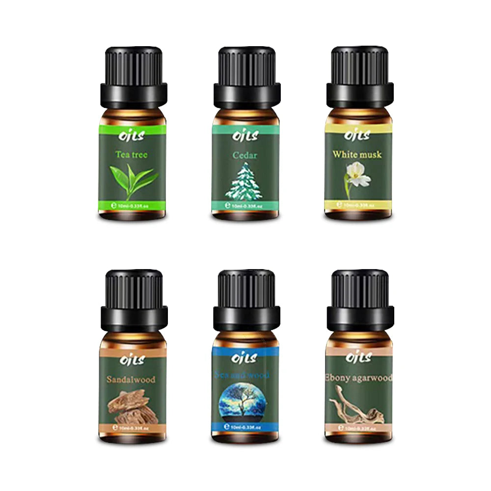 Diffuser For Home 6 Piece Essential Oil Set with 6 Fragrance Options  Oils for Aromatherapy  Used For Diffuser Aroma