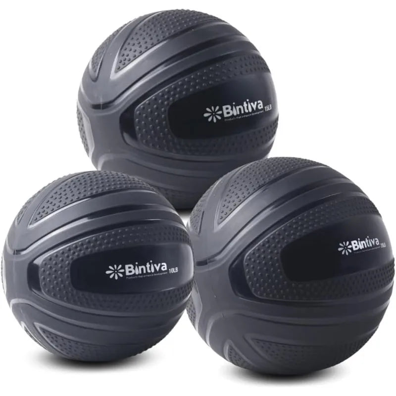 Non Bounce Slam Ball - Exercise Weighted Deadball for Workout and Fitness Routines - Medicine Dead Weight Ball