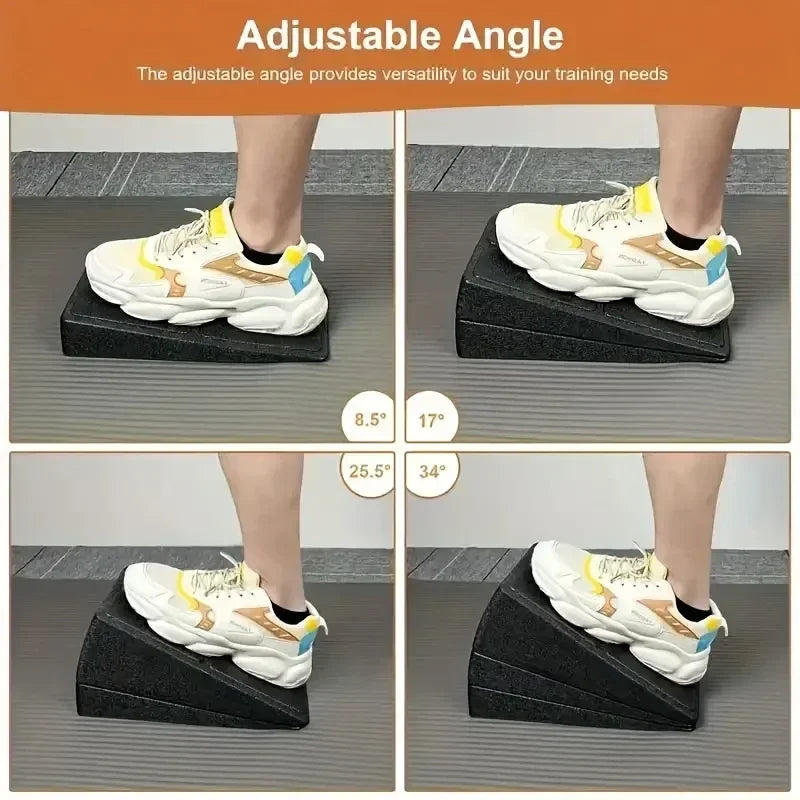3pcs Yoga Wedge Stretch Slant Boards Adjustable Bricks Squat Wedge Blocks For Exercise Gym Fitness Yoga Accessories Pilates ring