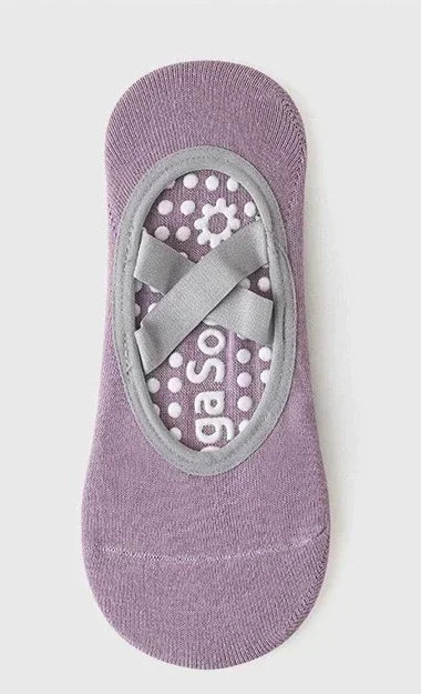 Yoga Sock Non-Slip Woman Socks Sports Fitness Pilates Silicone Breathable Summer Bandage Dance Ballet Solid Cycling Running