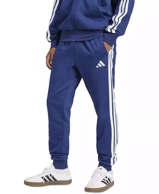 Men's Essentials Regular-Fit 3-Stripes Fleece Joggers